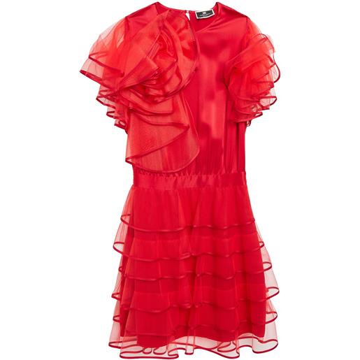 ELISABETTA FRANCHI - vestito corto - rosso