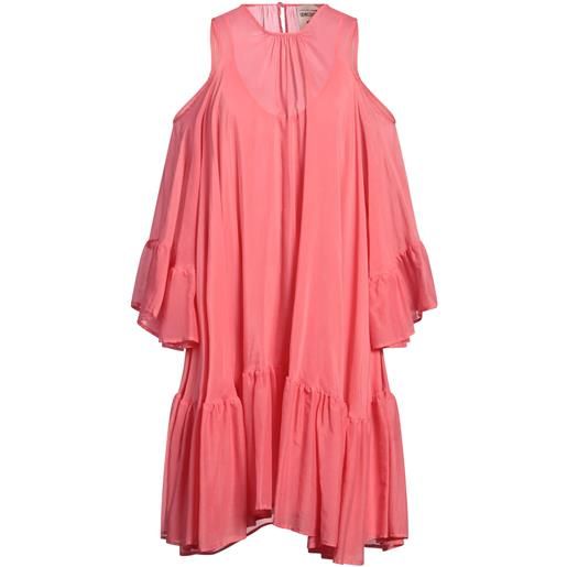 SEMICOUTURE - vestito corto - corallo
