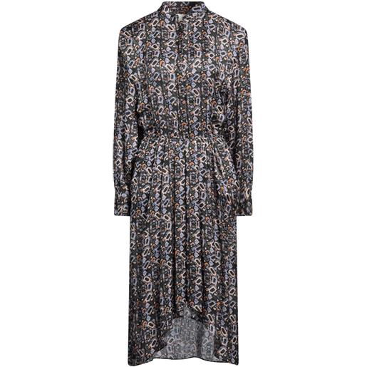 ISABEL MARANT - vestito chemisier - antracite