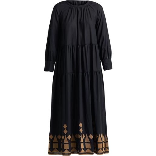 ALPHA STUDIO - vestito lungo - nero