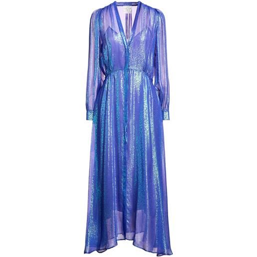 FORTE_FORTE - vestito lungo - blu china