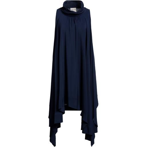SEMICOUTURE - vestito estivo - blu notte