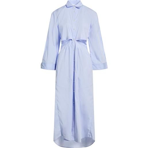 ISABEL BENENATO - vestito chemisier - celeste