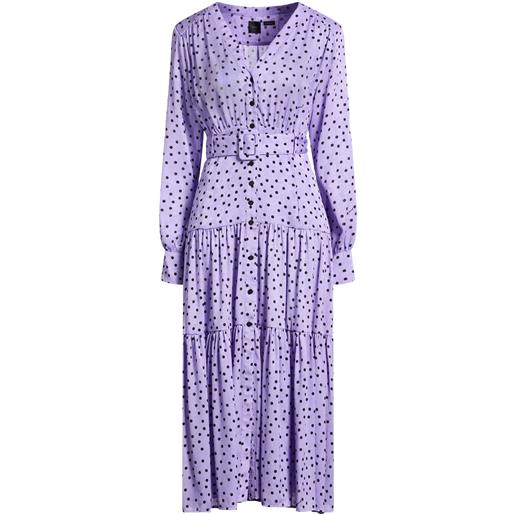 PINKO - vestito chemisier - lilla