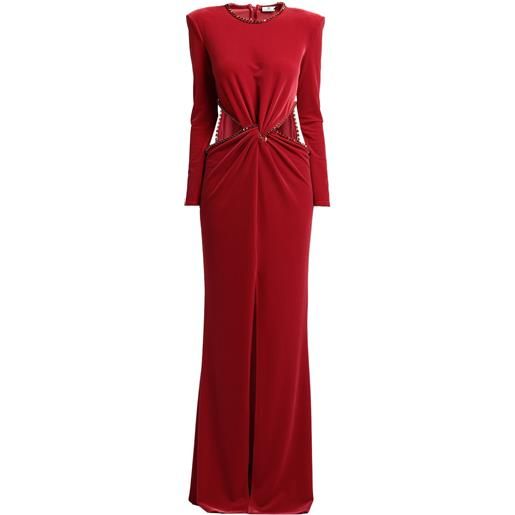 ELISABETTA FRANCHI - vestito lungo - mattone