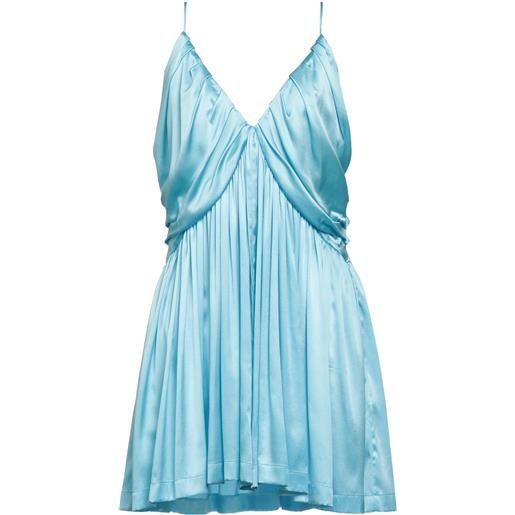 SEMICOUTURE - vestito corto - azzurro