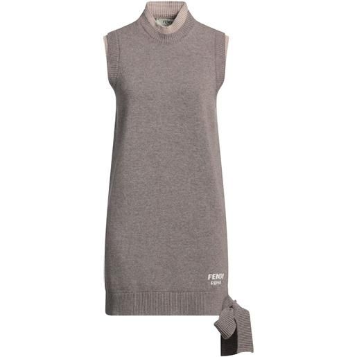 FENDI - vestito corto - grigio
