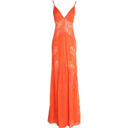DION LEE - vestito da cerimonia - rosso pomodoro