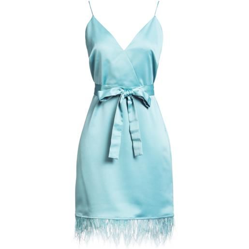 TWINSET - slip dress - turchese