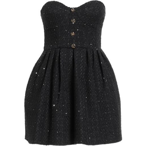 ELISABETTA FRANCHI - vestito corto - nero
