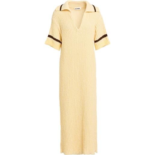 JIL SANDER+ - vestito midi - giallo pastello