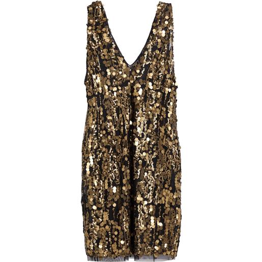 ALPHA STUDIO - vestito corto - bronzo