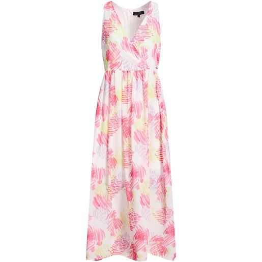 ARMANI EXCHANGE - vestito a portafoglio - corallo
