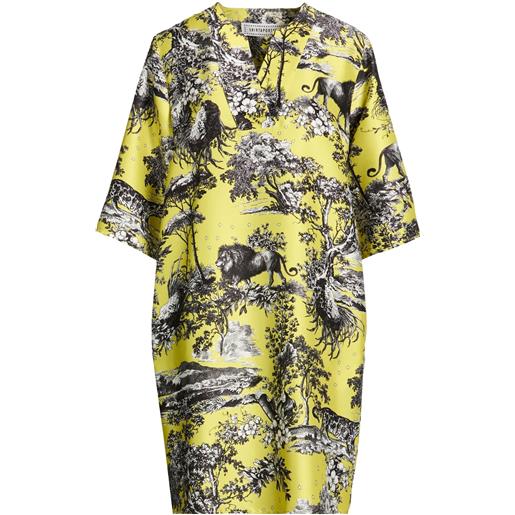 SHIRTAPORTER - vestito corto - giallo