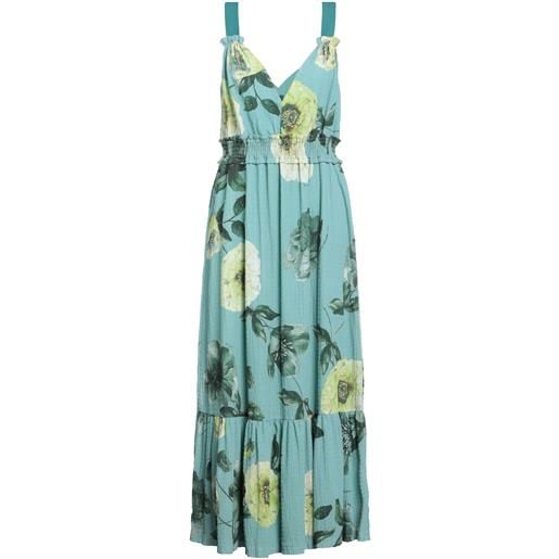 PINKO - vestito lungo - turchese
