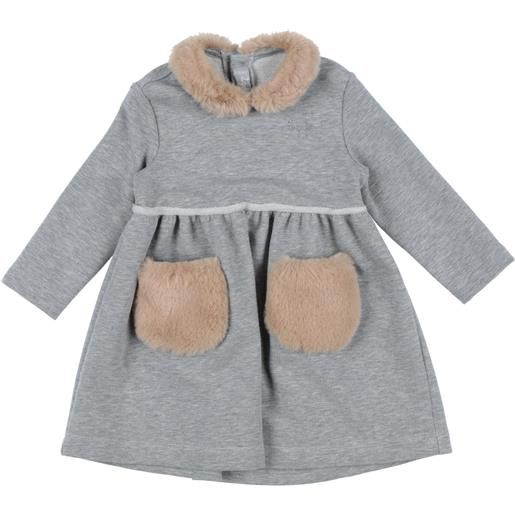 IL GUFO - vestito baby - grigio