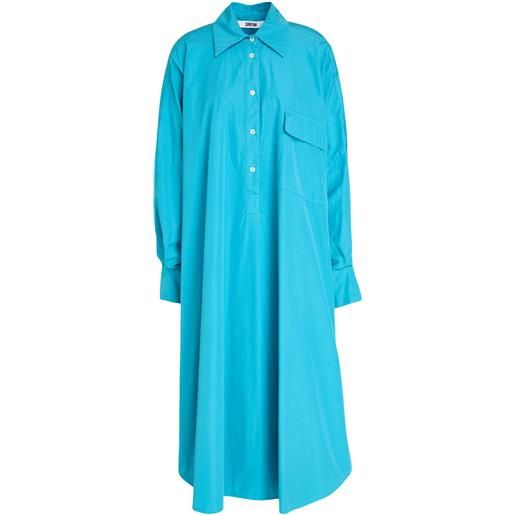 GRIFONI - vestito chemisier - turchese