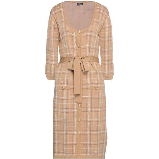 ELISABETTA FRANCHI - vestito chemisier - beige