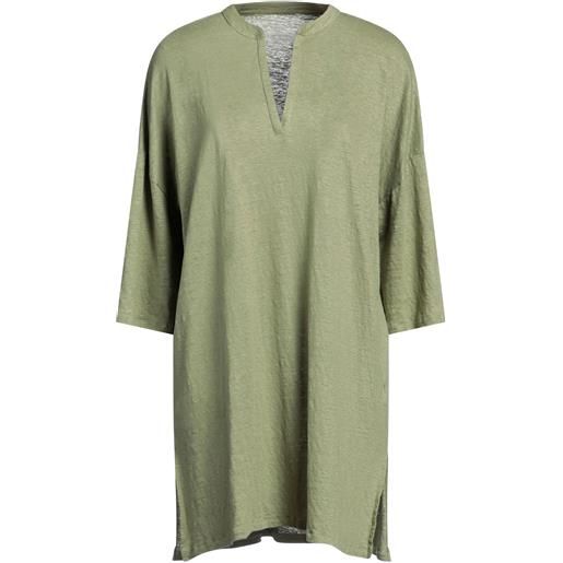 MAJESTIC FILATURES - vestito corto - verde militare