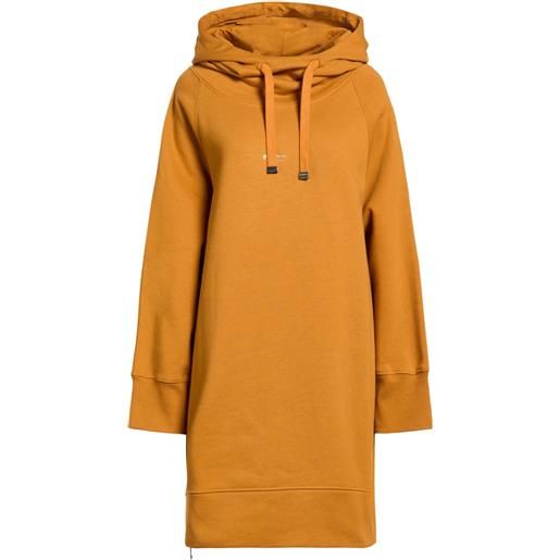 DONDUP - vestito corto - giallo ocra