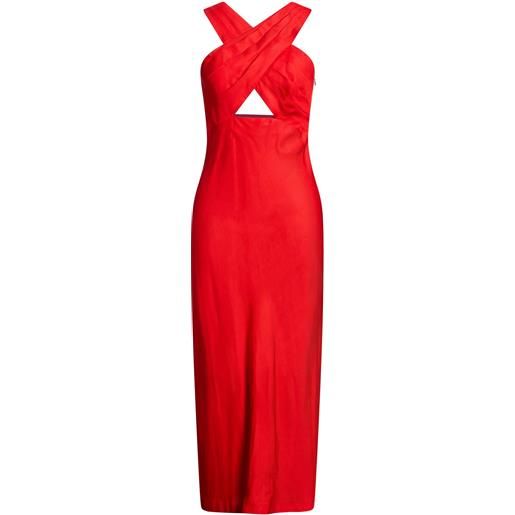 SANDRO - vestito lungo - rosso