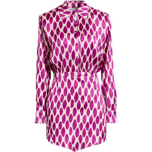 JIJIL - vestito chemisier - malva