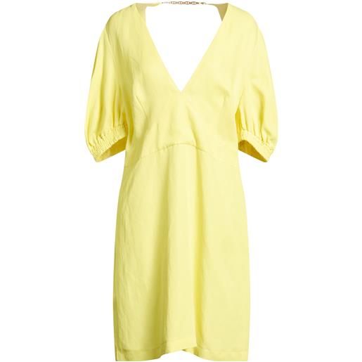 TWINSET - vestito corto - giallo