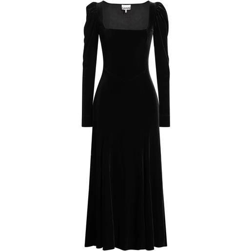 GANNI - vestito midi - nero