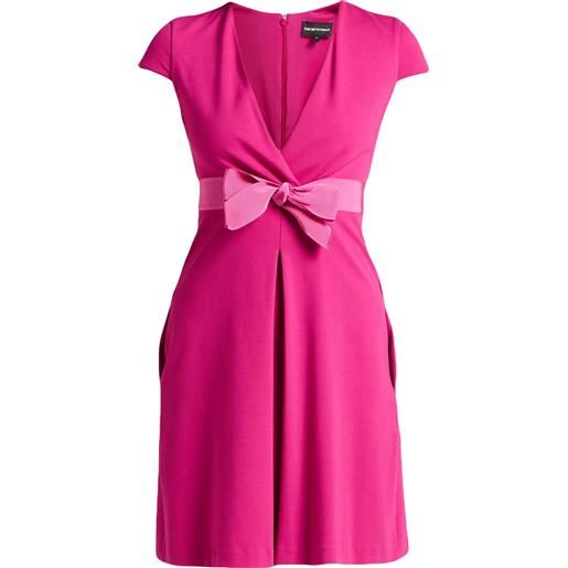 EMPORIO ARMANI - vestito corto - fucsia