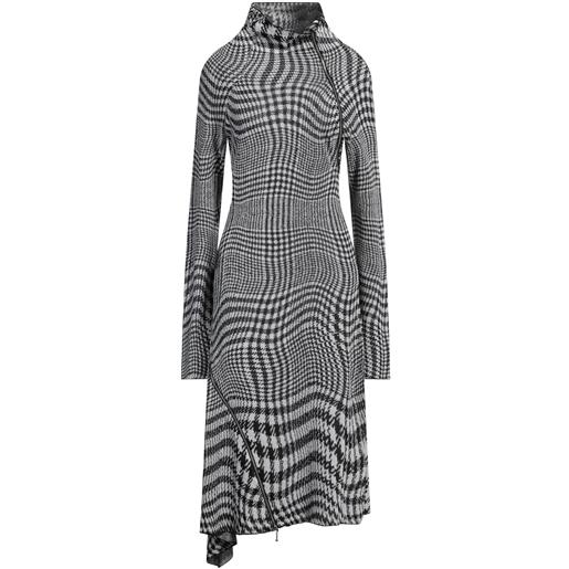 BURBERRY - vestito midi - bianco