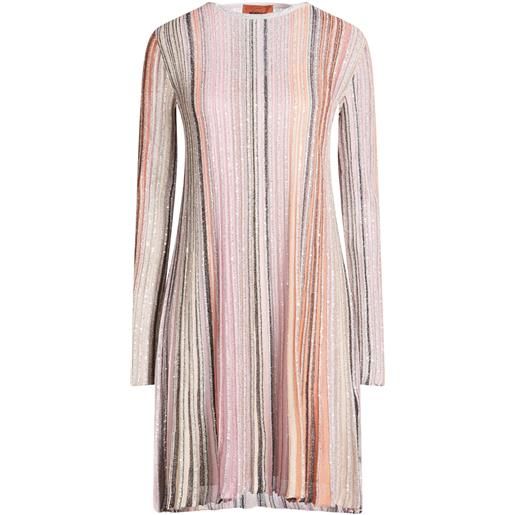 MISSONI - vestito corto - rosa chiaro