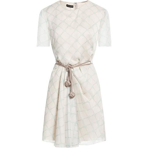 EMPORIO ARMANI - vestito corto - verde chiaro