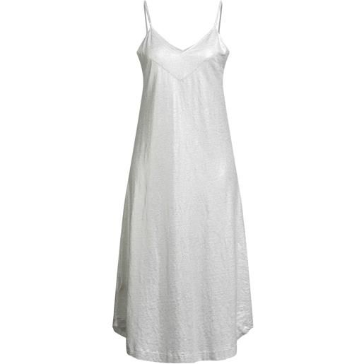 MAJESTIC FILATURES - slip dress - grigio chiaro