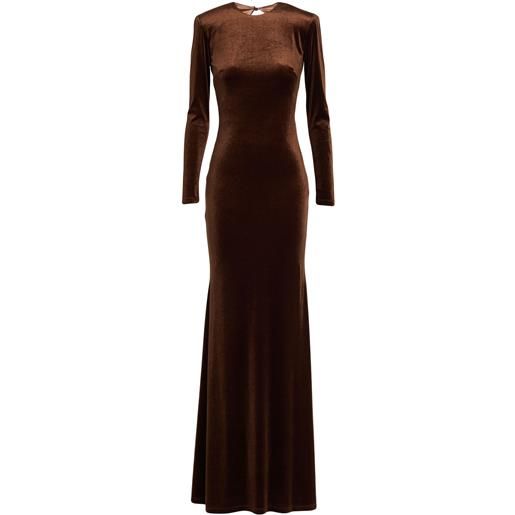 THE NEW ARRIVALS ILKYAZ OZEL - vestito lungo - cioccolato