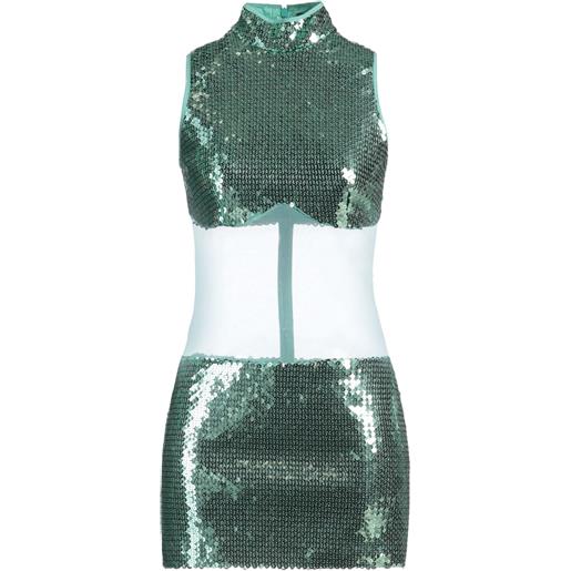 DAVID KOMA - vestito corto - verde smeraldo