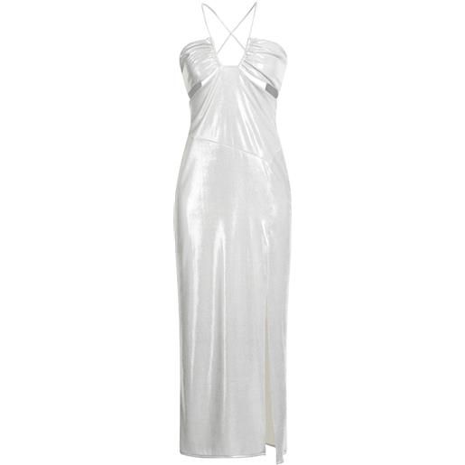 PATRIZIA PEPE - slip dress - grigio chiaro