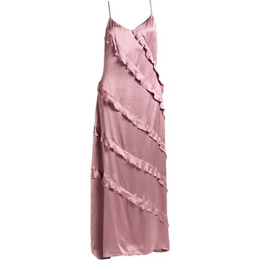 TWINSET - vestito lungo - rosa antico
