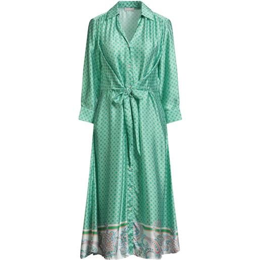 LIU -JO - vestito chemisier - verde