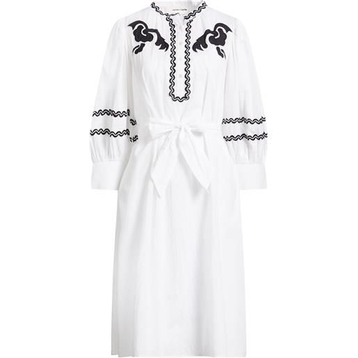 ANTIK BATIK - vestito midi - bianco