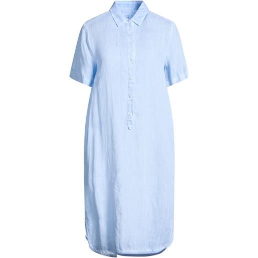 120% LINO - vestito chemisier - blu chiaro