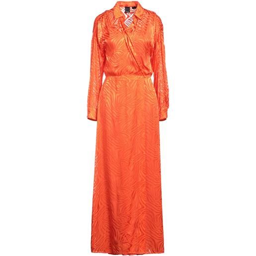 PINKO - vestito a portafoglio - arancione
