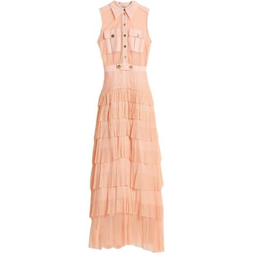 ELISABETTA FRANCHI - vestito da cerimonia - salmone