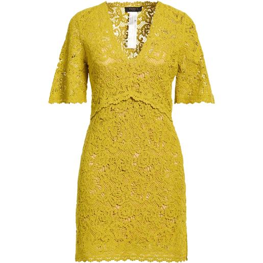 TWINSET - vestito corto - verde lime