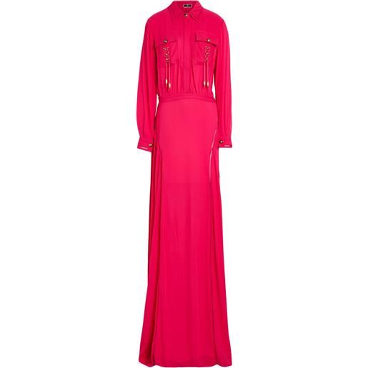 ELISABETTA FRANCHI - vestito chemisier - fucsia