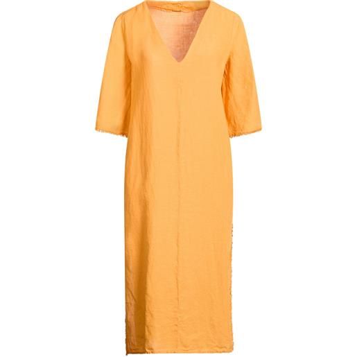 120% LINO - vestito estivo - mandarino