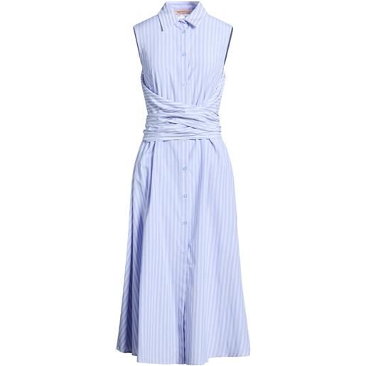 TWINSET - vestito chemisier - blu chiaro