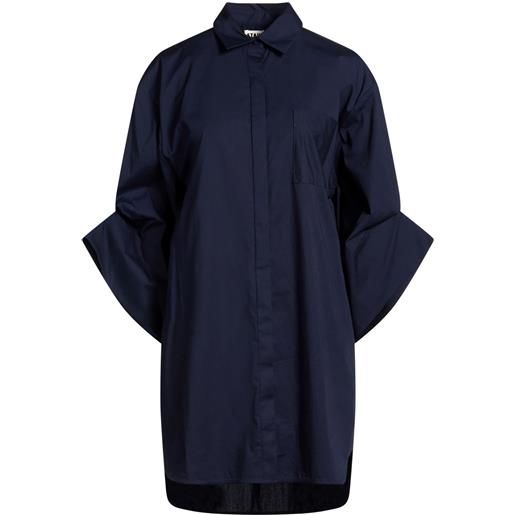 STAUD - vestito chemisier - blu navy
