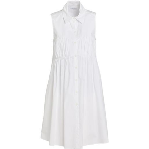 PATRIZIA PEPE - vestito chemisier - bianco