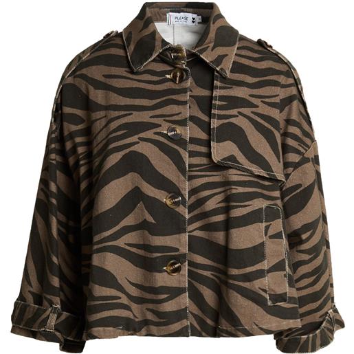 PLEASE - giubbotto - verde militare
