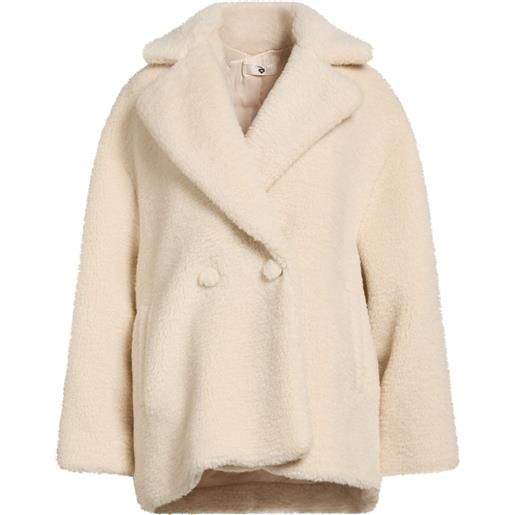 TWINSET - shearling e teddy - avorio